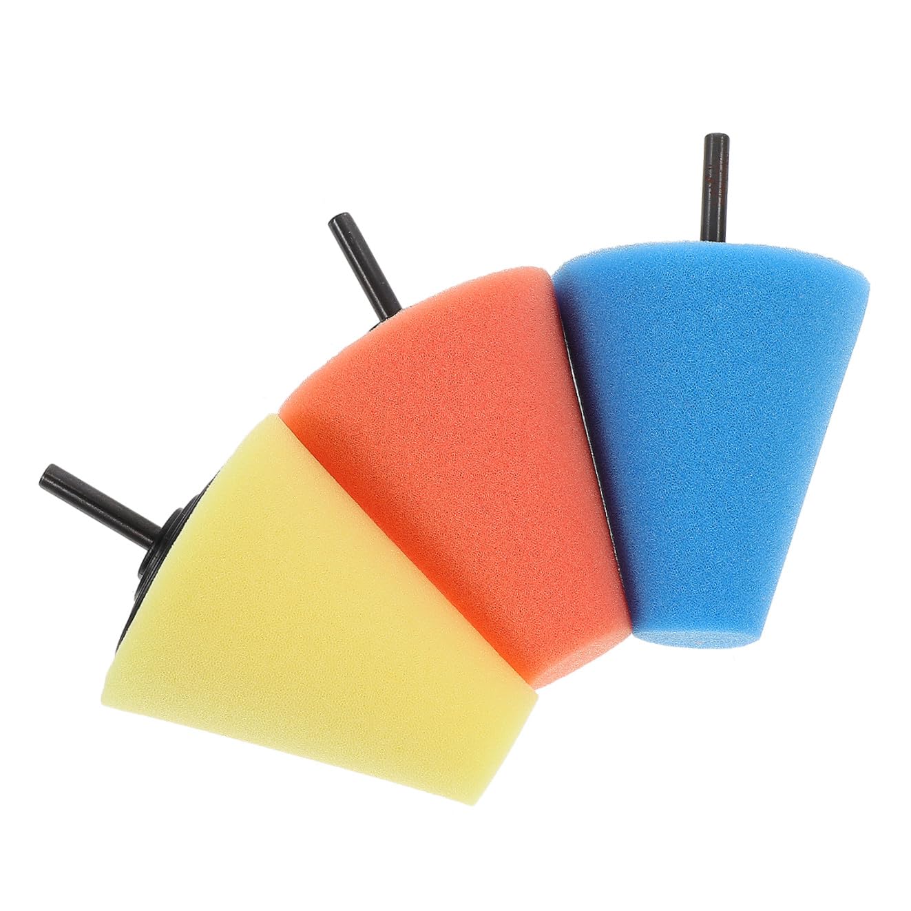 Alipis 3pcs Drilling Polishing Sponge Wheel Car Detailing Car Care Pad and Reusable