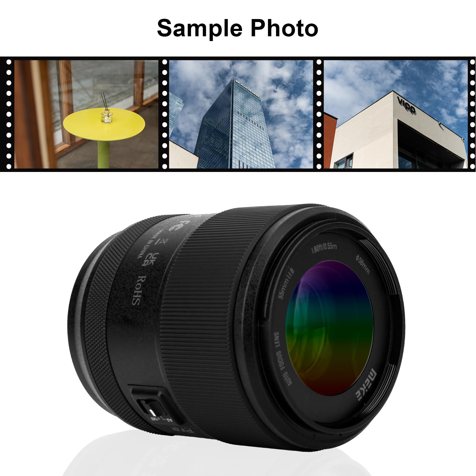 Amazon.co.jp: Meike 55mm F1.8 Pro フルフレーム AF STM レンズ