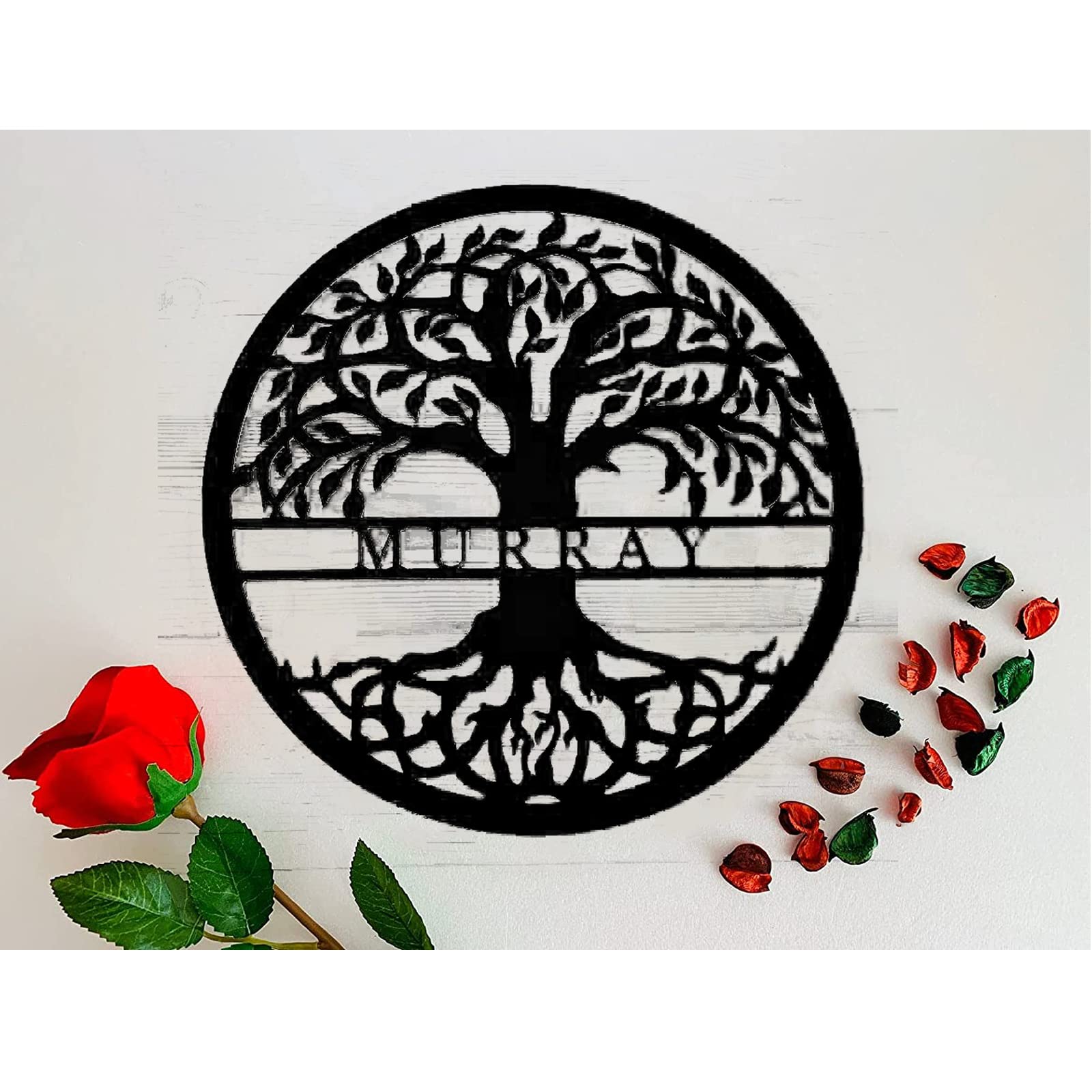 Tableau decoration murale salon arbre de vie haut de gamme en acrylique