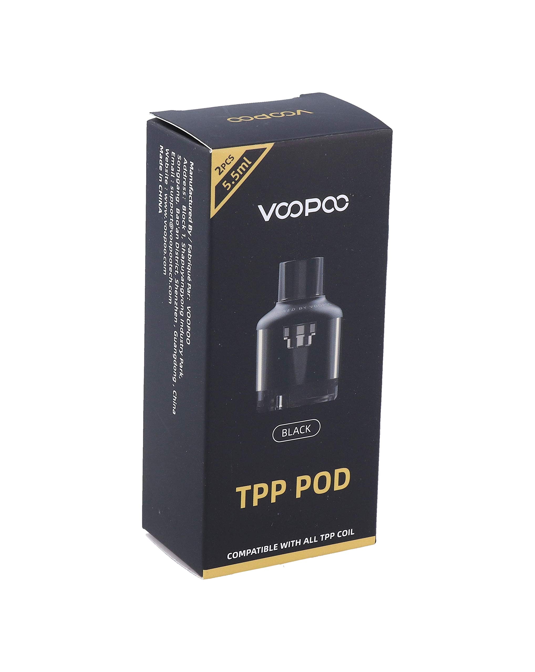 Pack de 2 cartouches 5.5ml Tpp Pod Drag 3/Drag X Plus Voopoo Gunmetal :  Amazon.fr: High-Tech