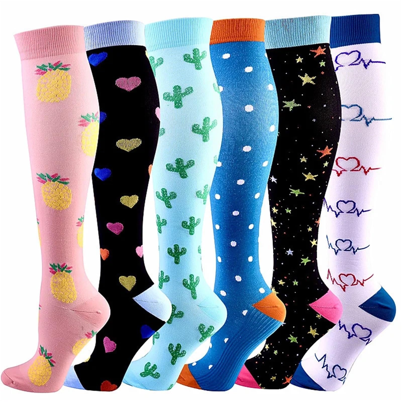 Medias de compresión for hombres y mujeres, medias for Edema, Diabetes, venas varicosas, calcetines deportivos, calcetines de compresión for correr a presión al aire libre