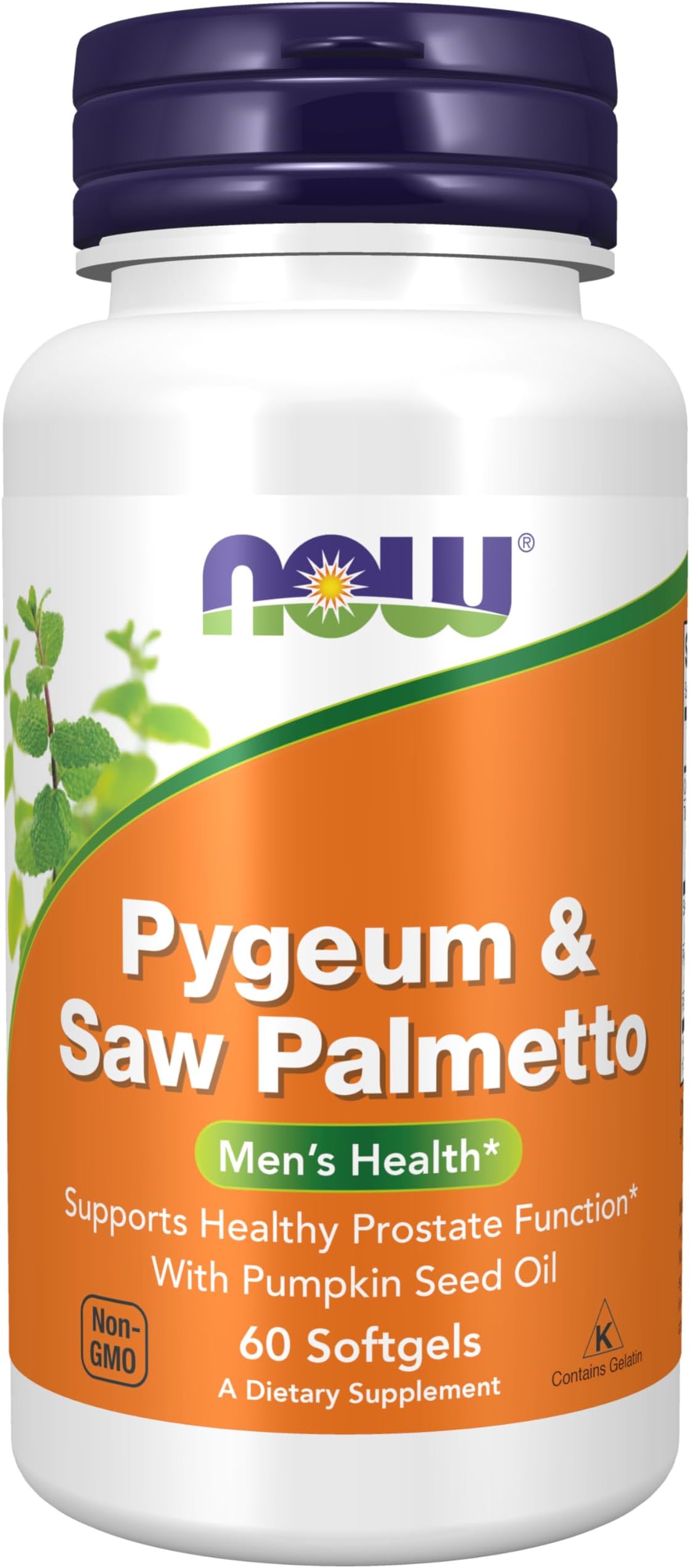 Supplements, Pygeum & Saw Palmetto with Pumpkin Seed Oil, Men's Health*, 60 Softgels