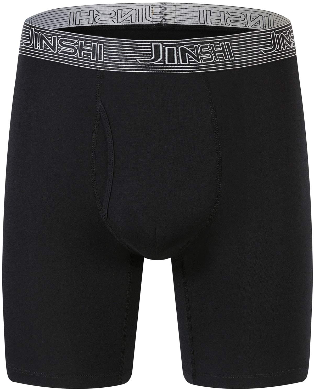 JINSHI Bóxer de Bambú Largos Calzoncillos Cómodos