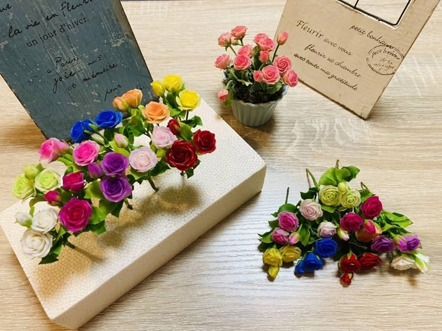 石粉粘土ハンドメイド薔薇 クレイ】100均石粉粘土で作る淡い色のバラの花【DIY】 - YouTube