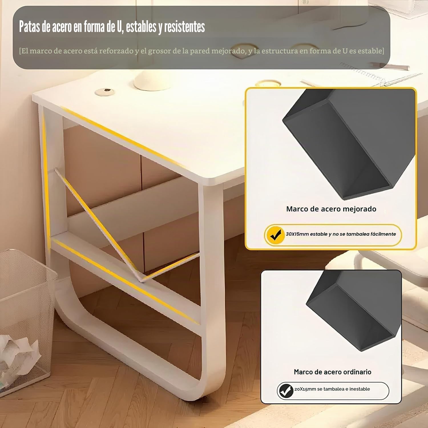 Escritorio para computadora, escritorio de estación de trabajo doble con cajones, mesa de escritura de madera, escritorio doble moderno, escritorio de computadora extra largo para oficina