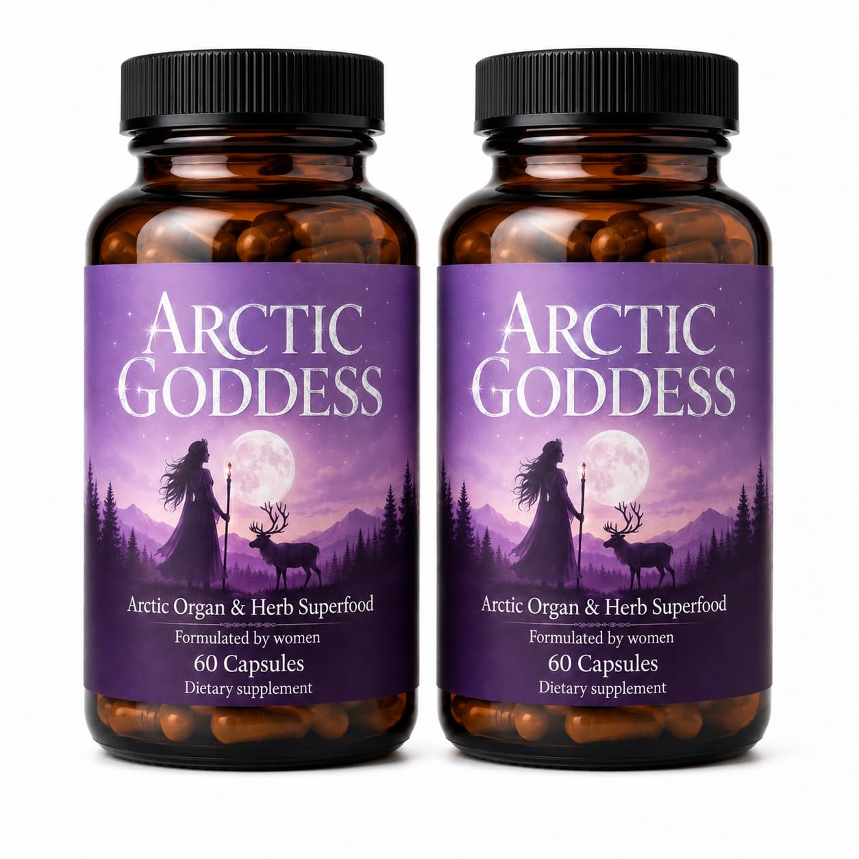 Arctic Goddess Reindeer Supplement, Arctic Goddess | Wild Arctic herbal blend with iron,…
