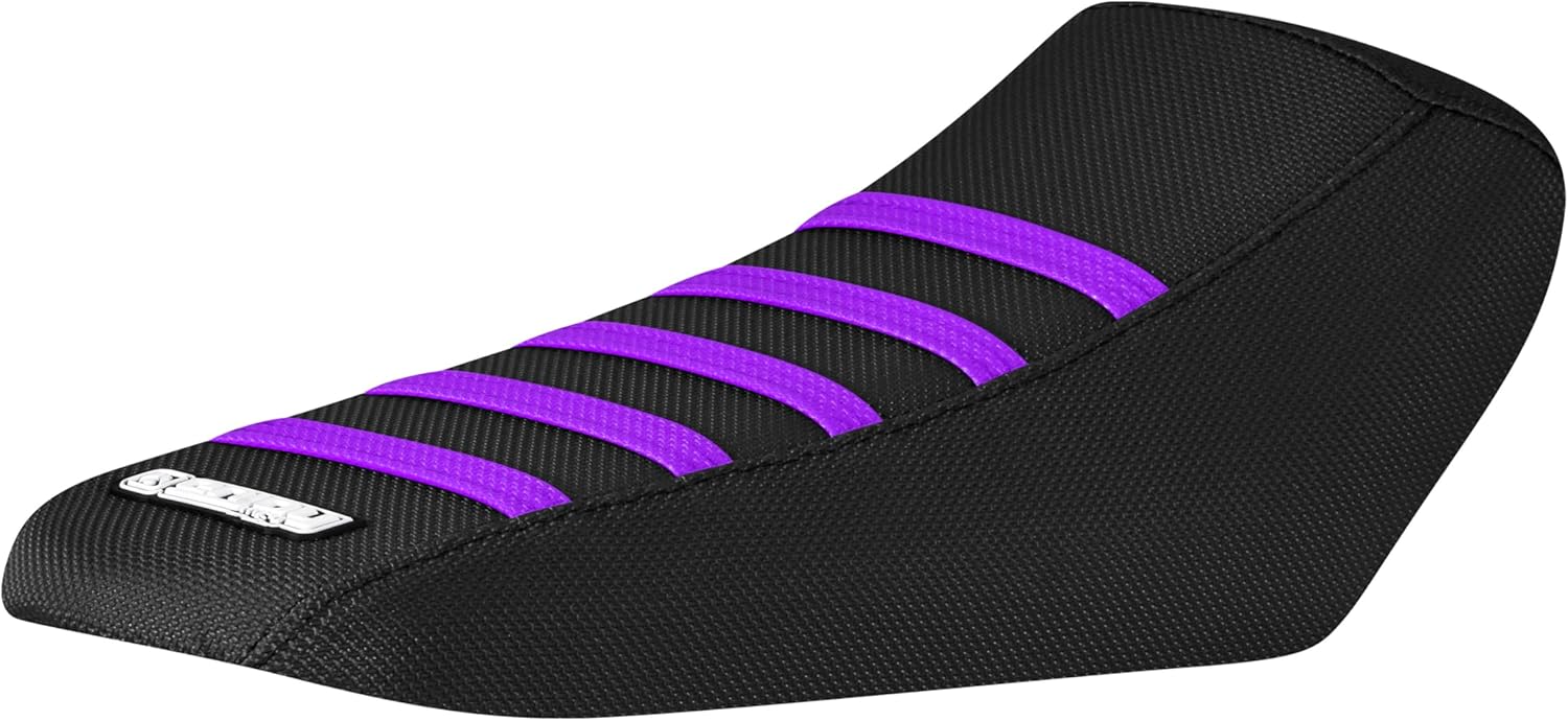 Enjoy Mfg Seat Cover - Compatible with Eunorau X Rerode R1 e-Bike_#535 (All Black with Red Ribs)