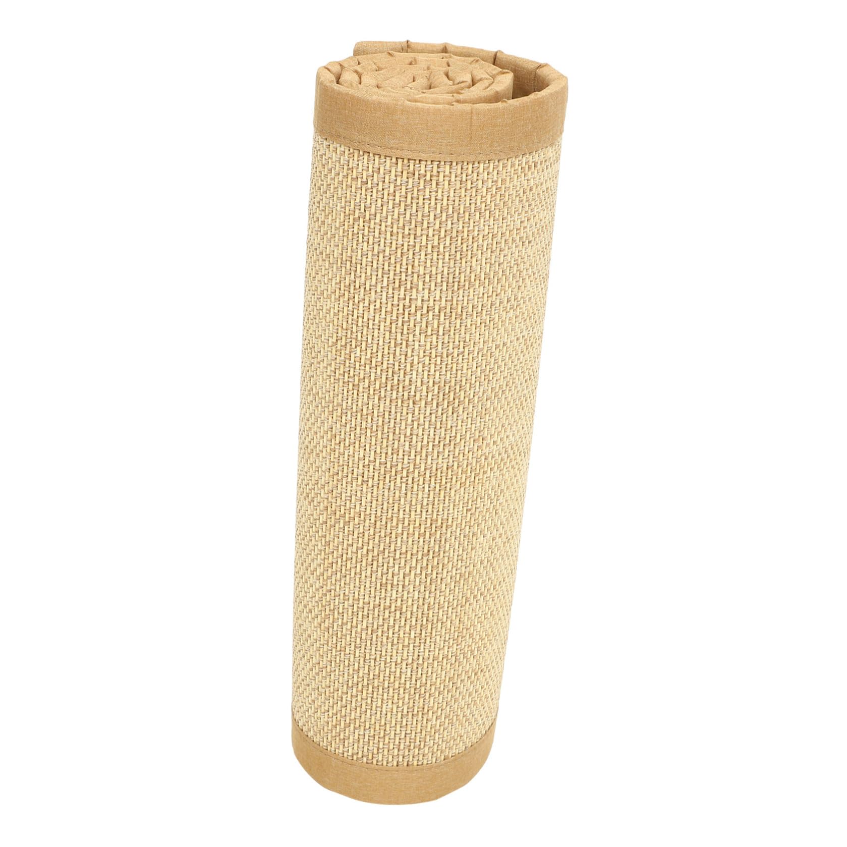 Homoyoyo Tapis Tatami Rectangulaire en Bambou et Coton Lin 50x150 Cm