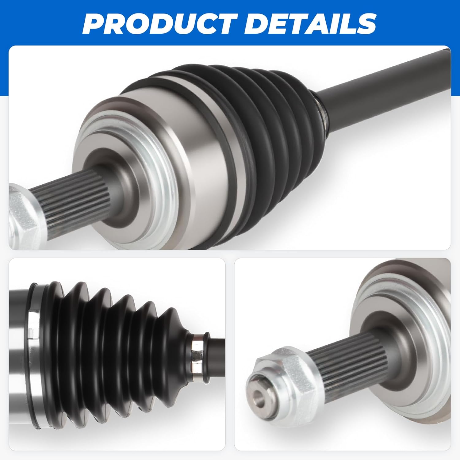 TadaMark Front Right CV Axle Shaft Assembly Fit for Honda Element 2.4L 2003-2011 L4, (Only fit DX, EX, LX, SC) FWD & 4WD, Passenger Side, for 66-4214