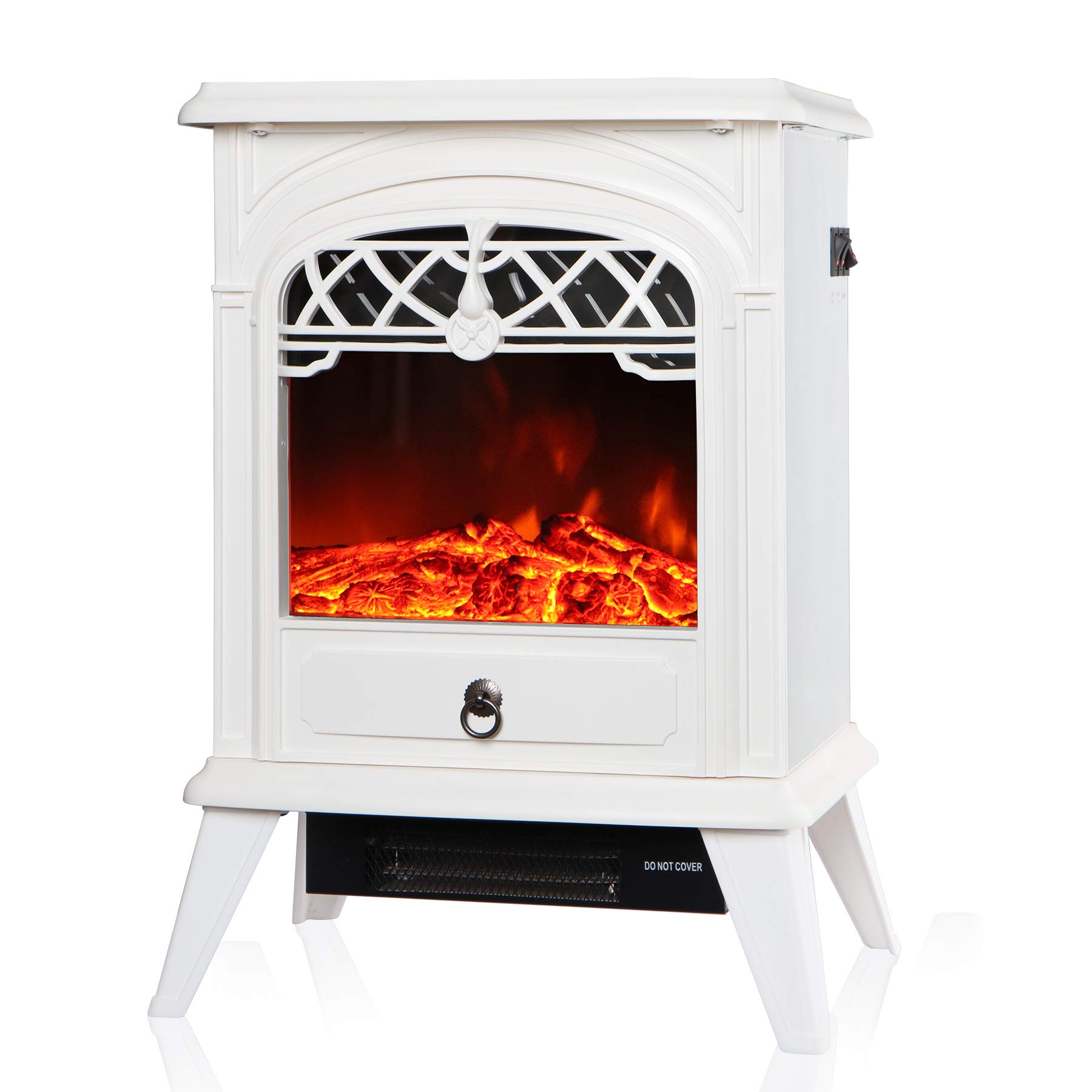 Buy Maxhonor Free Standing Electric Fireplace Electric Heater Log Fuel
