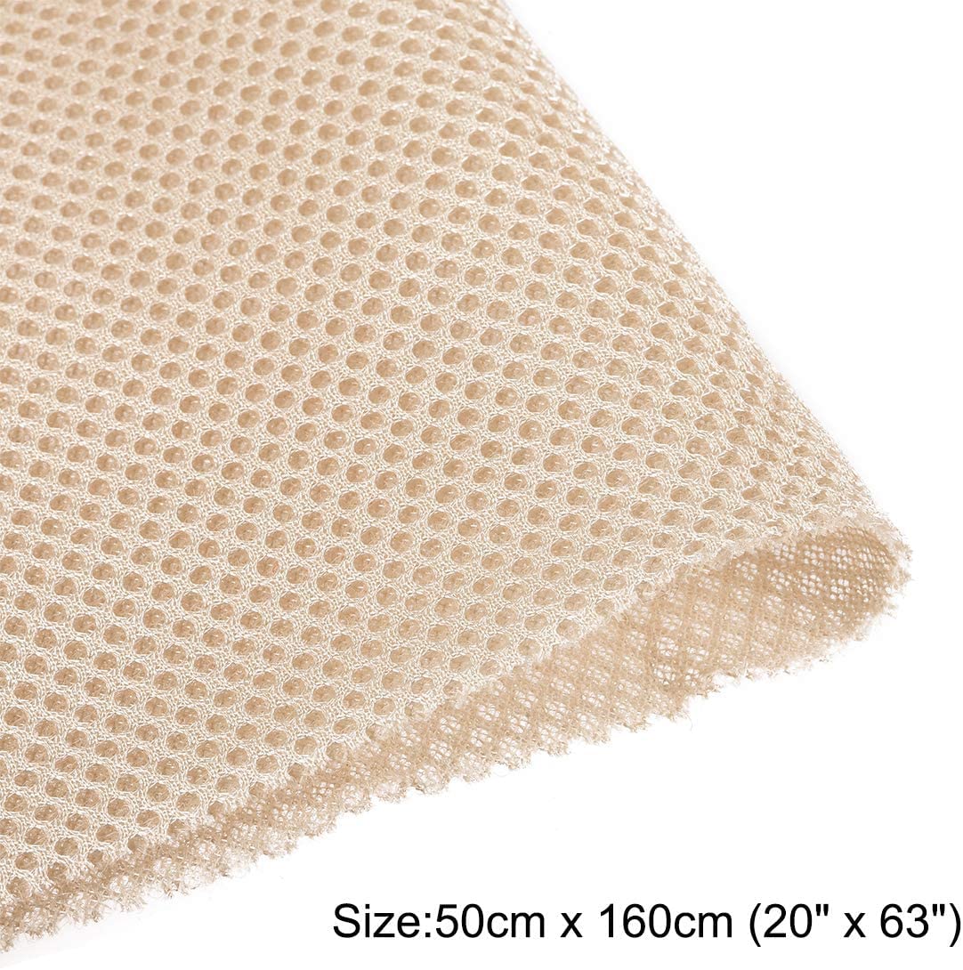 XYWHPGV Beige Speaker Mesh Grid Fabric Stereo Box Fabric Dustproof Audio Fabric 50cm x 160cm 20inch x 63inch(c6ff0 e6d58 e6f69 e2406 8f081 c0ef6