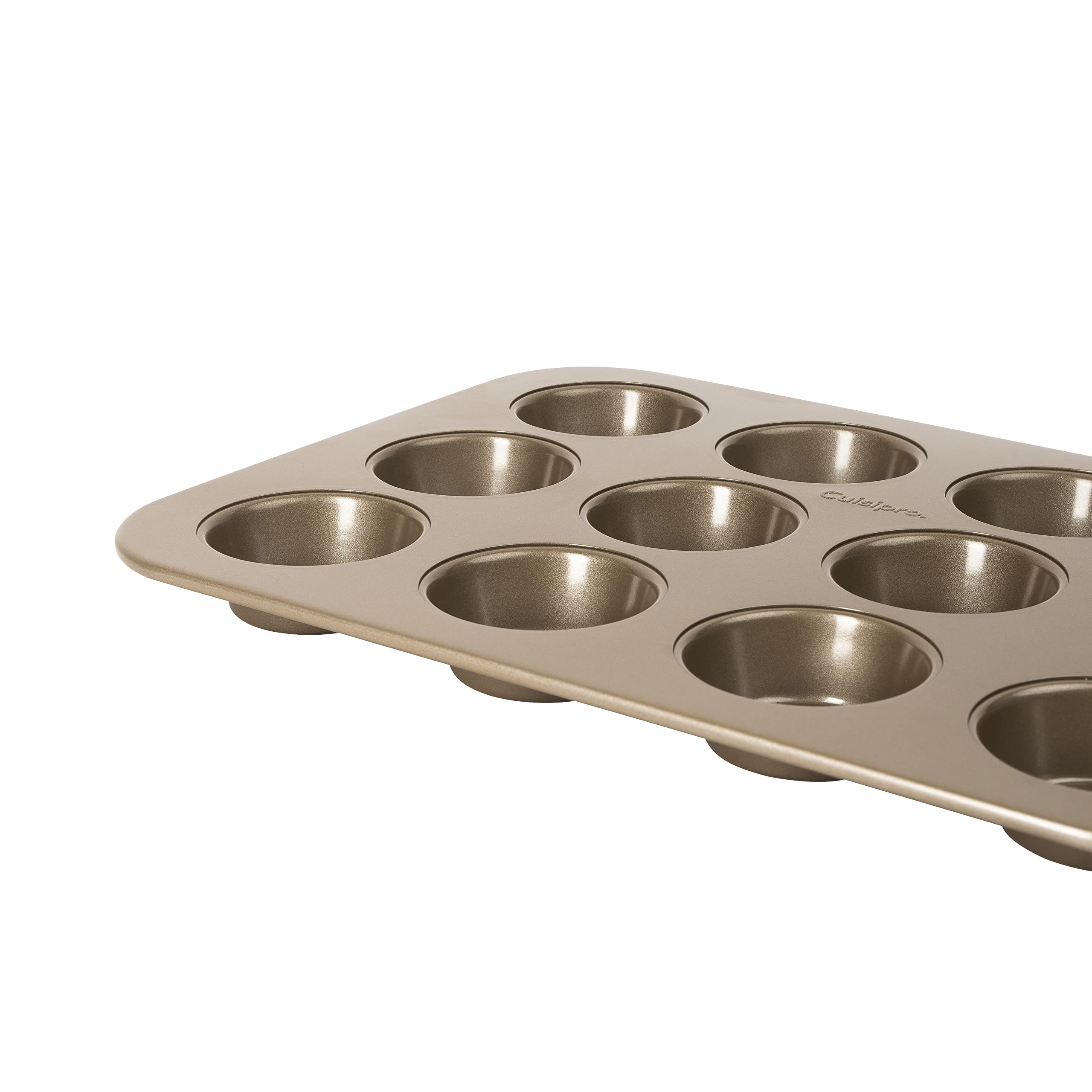 Cuisipro Bandeja de muffin de acero de 12 tazas