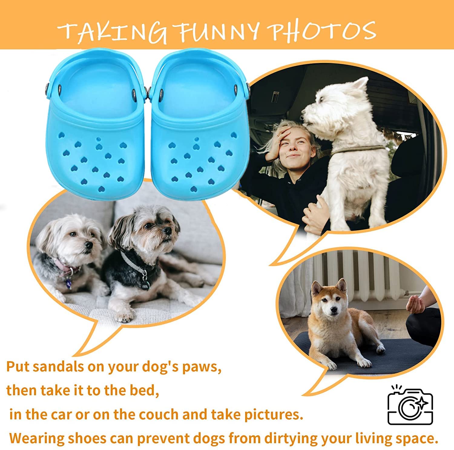 Amazon.co.jp: 犬用サンダル 夏 ドッグブーツ 滑り止めラバーソール