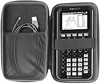 Vista 2 de Estuche rígido compatible con calculadora gráfica Texas Instruments TI-84 Plus CE