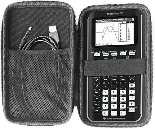 Miniatura 2 de Estuche rígido compatible con calculadora gráfica Texas Instruments TI-84 Plus CE