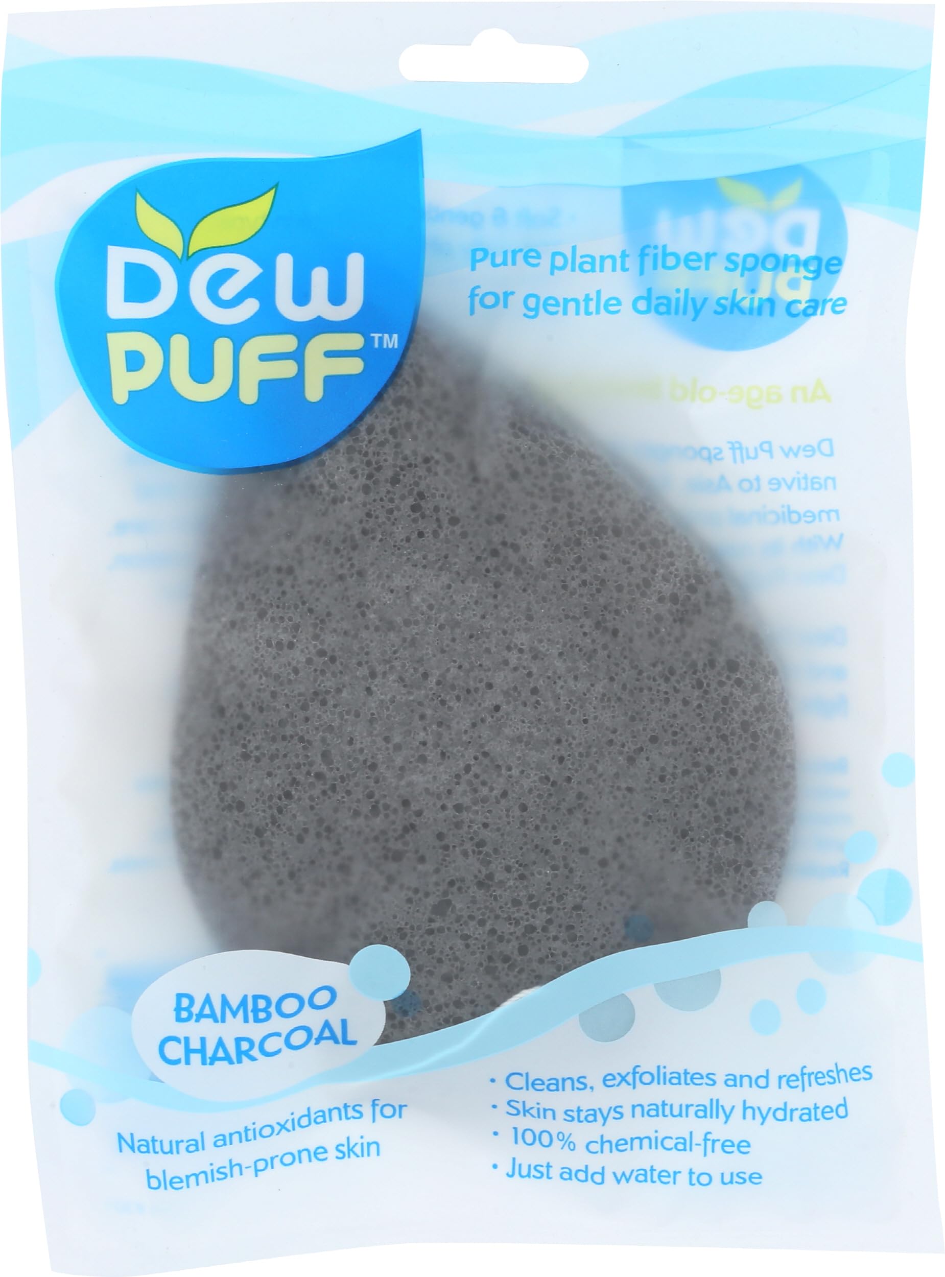 DEW PUFF Sponge Bamboo Charcoal, 1 EA
