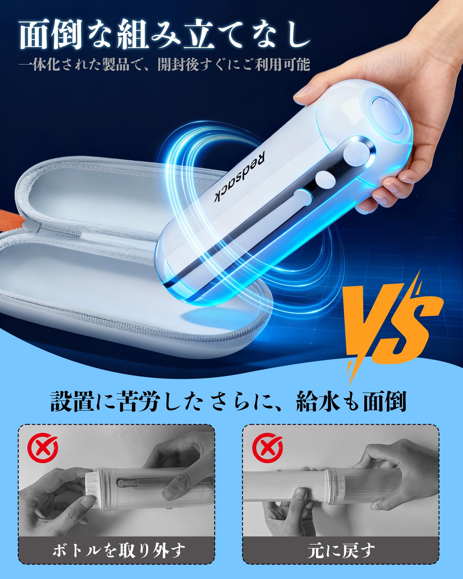 Amazon | Redsack 充電式携帯用ビデ 旅行 電動携帯おしり洗浄器