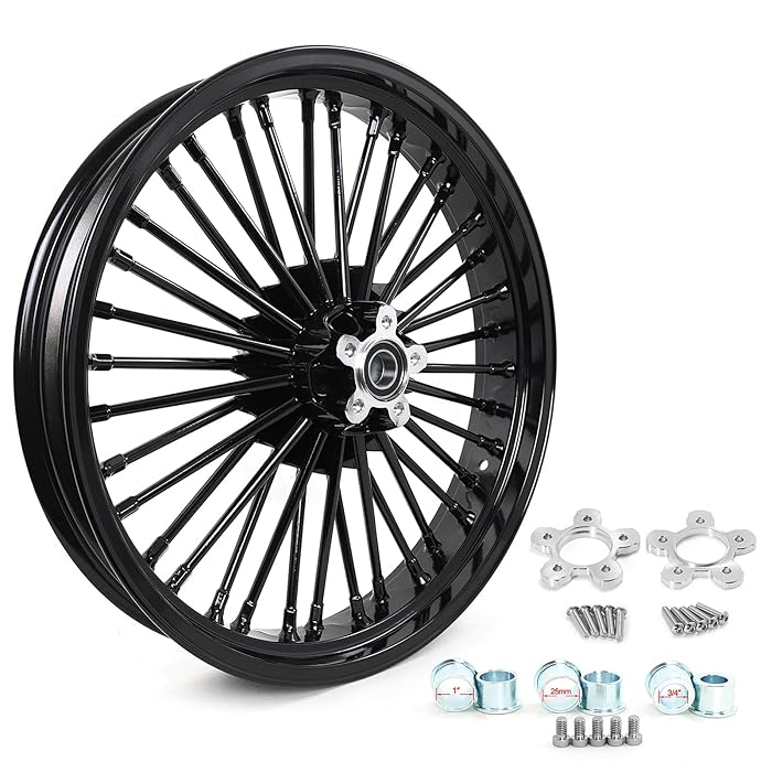 Buy TARAZON 21x3.5 36 Fat Spoke Tubeless Front Wheel for Harley Touring