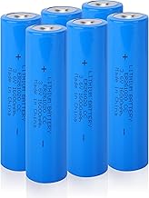 6 Pack ER261020 3.6 Volt Lithium Batteries 16000mAh CC Batteries,ER261020 Lithium Battery,ER 261020 Double C 3.6V 16000mAh Li-Thionyl Chloride Battery for Sonde