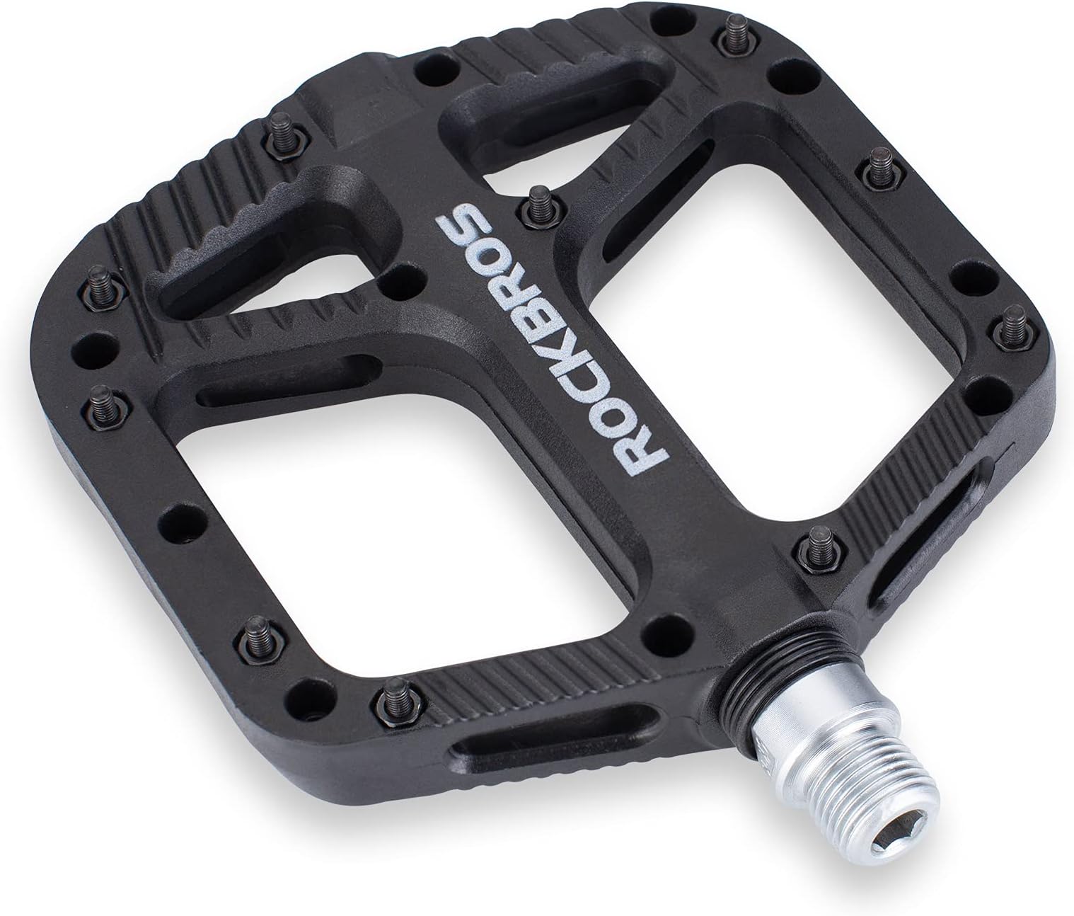 Bike Pedals, Non-Slip, Nylon MTB Pedals, 3 Sealed Bearings, 9/16โ
