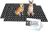 Vista 14 de EZwhelp Almohadillas reutilizables para orina de perro, lavables e impermeables para entrenamiento de orinal o almohadillas de parto, 24 x 48