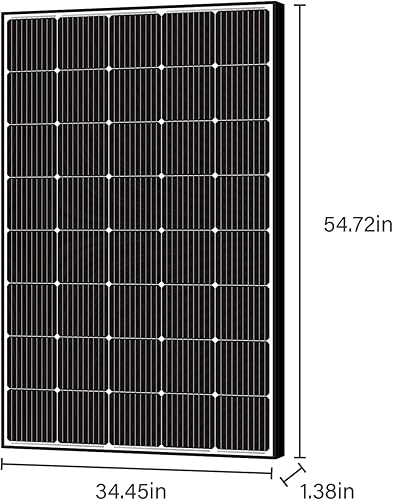 Miniatura 3 de Newpowa Panel solar monocristalino de 250 W para sistema norminal de 12 V 24 V con aumento de voltaje de alta eficiencia celdas de 15 V funciona