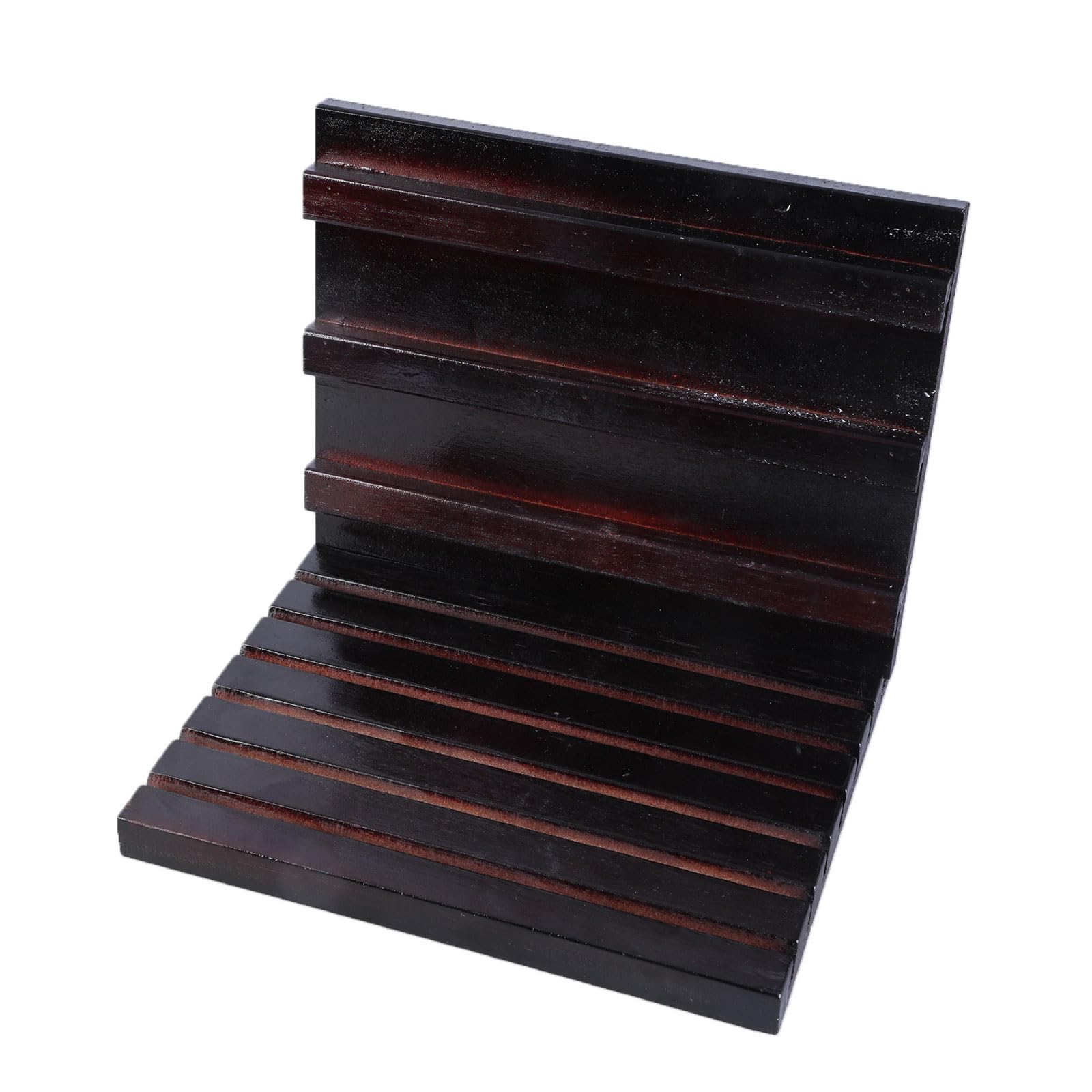 YROHGKPN Challenge Coin Display Stand Multi Rows Holder Wooden Rack Collectible Case Desktop Medals Display Organizers Shelf Vintage Rack