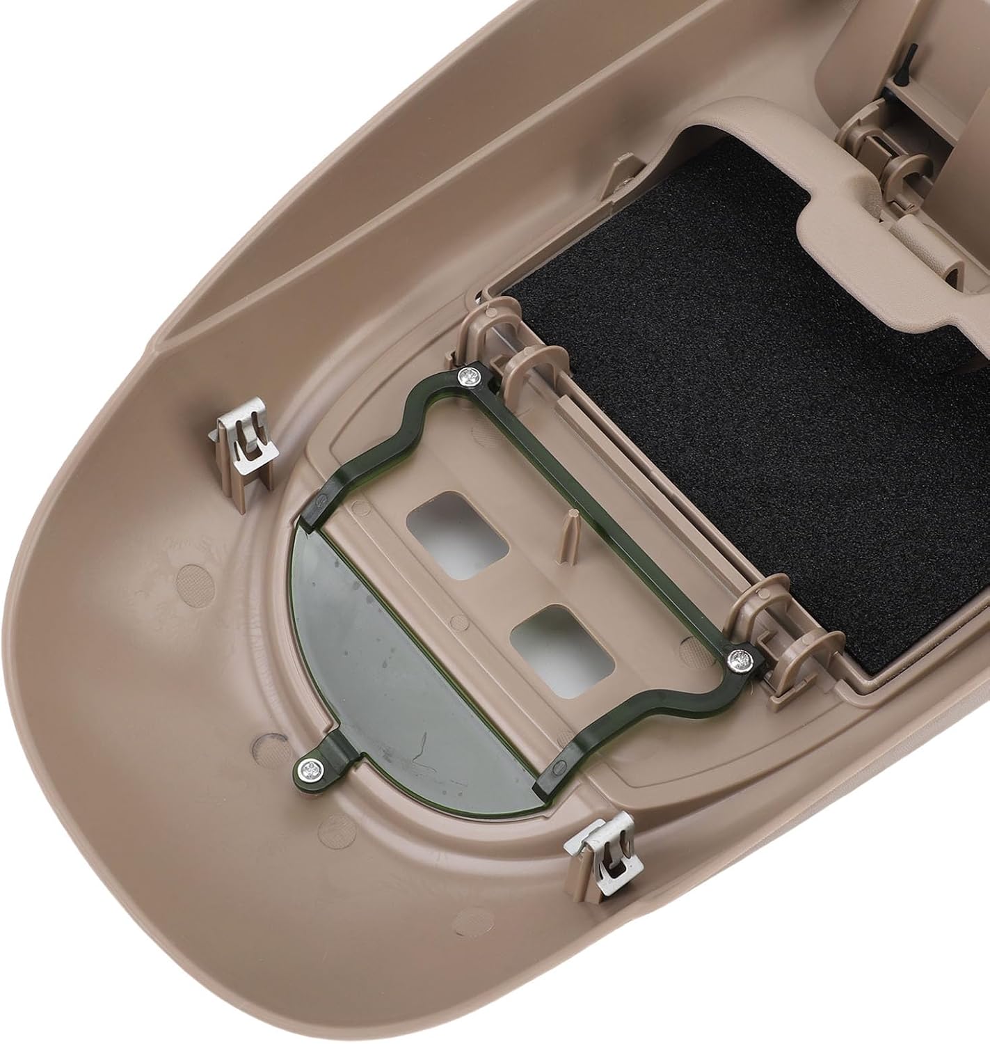 Overhead Console Assembly Ceiling Console Replacement for F-450 F-550 Super Duty Truck 2002-2004 (Brown)