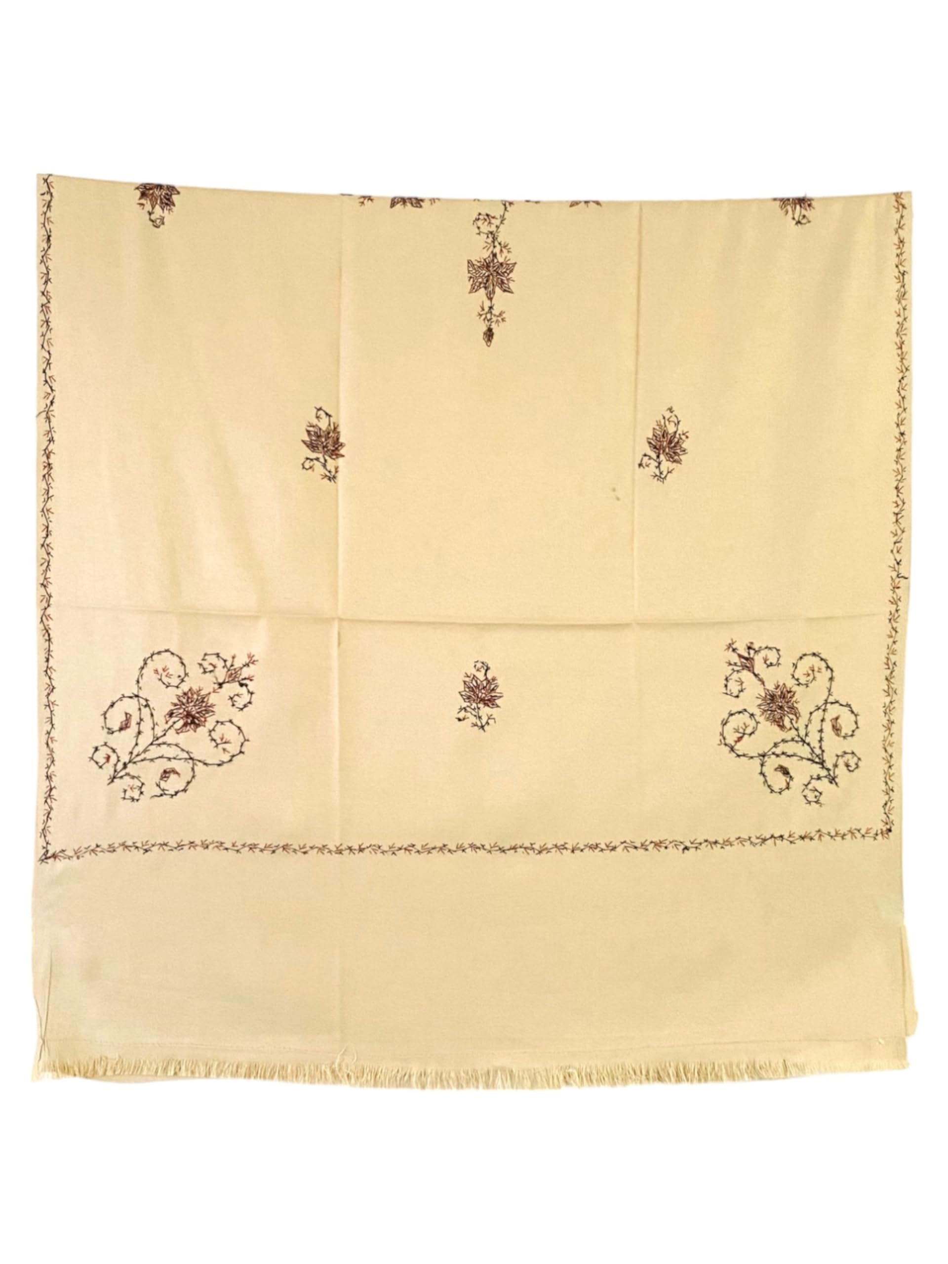 SASSI CLOTHING - Kashmiri Embroidery Women's Woolen Shawl