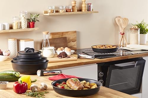 Miniatura 7 de Tefal Ingenio Eco Resist L8584004 Cast Aluminium Grill Pan 26 cm Black