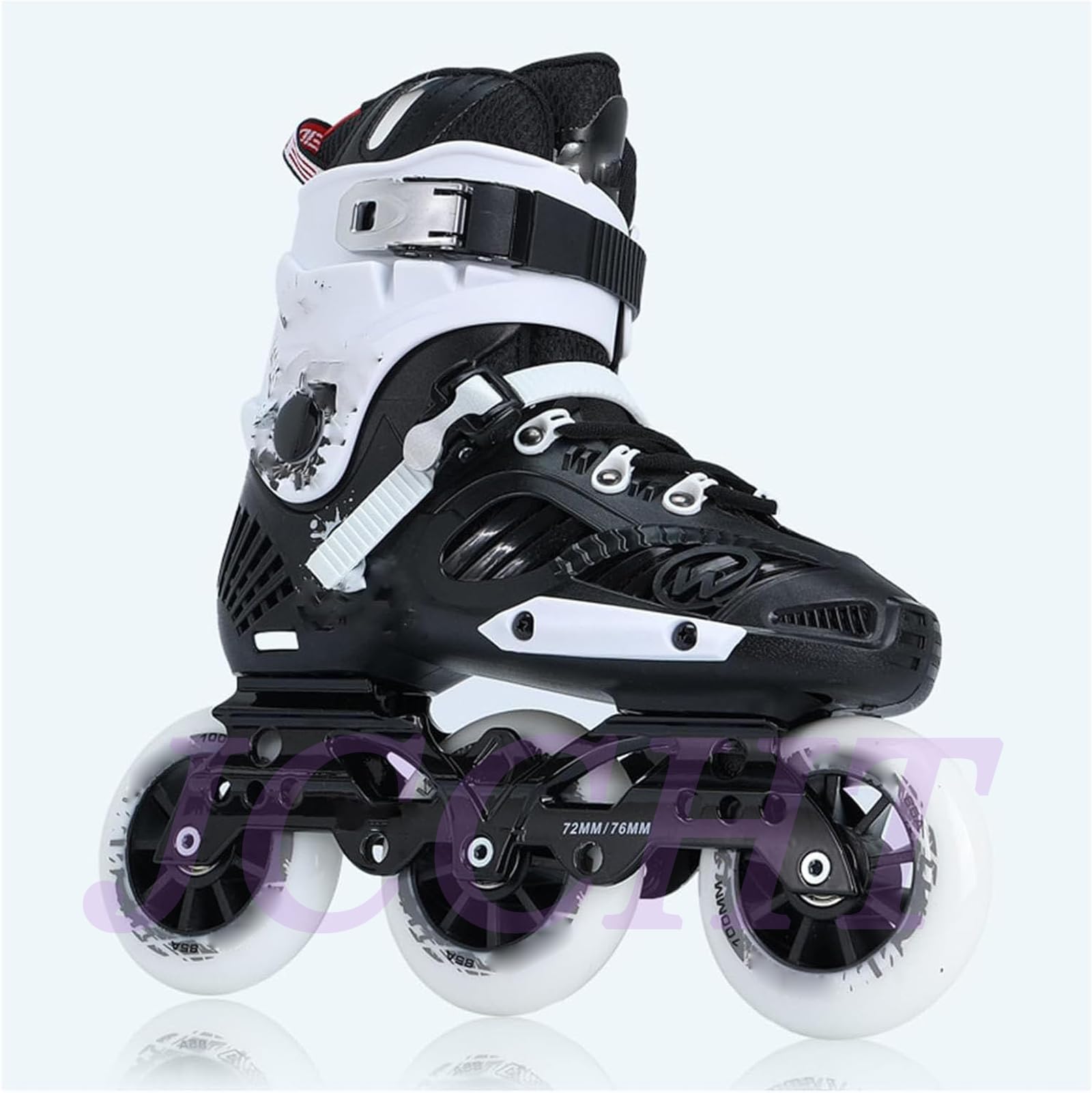 Roues de Roller 85A avec roulements ABEC-7 72 mm, 76 mm et 80 mm pour Patins de Roller Hockey