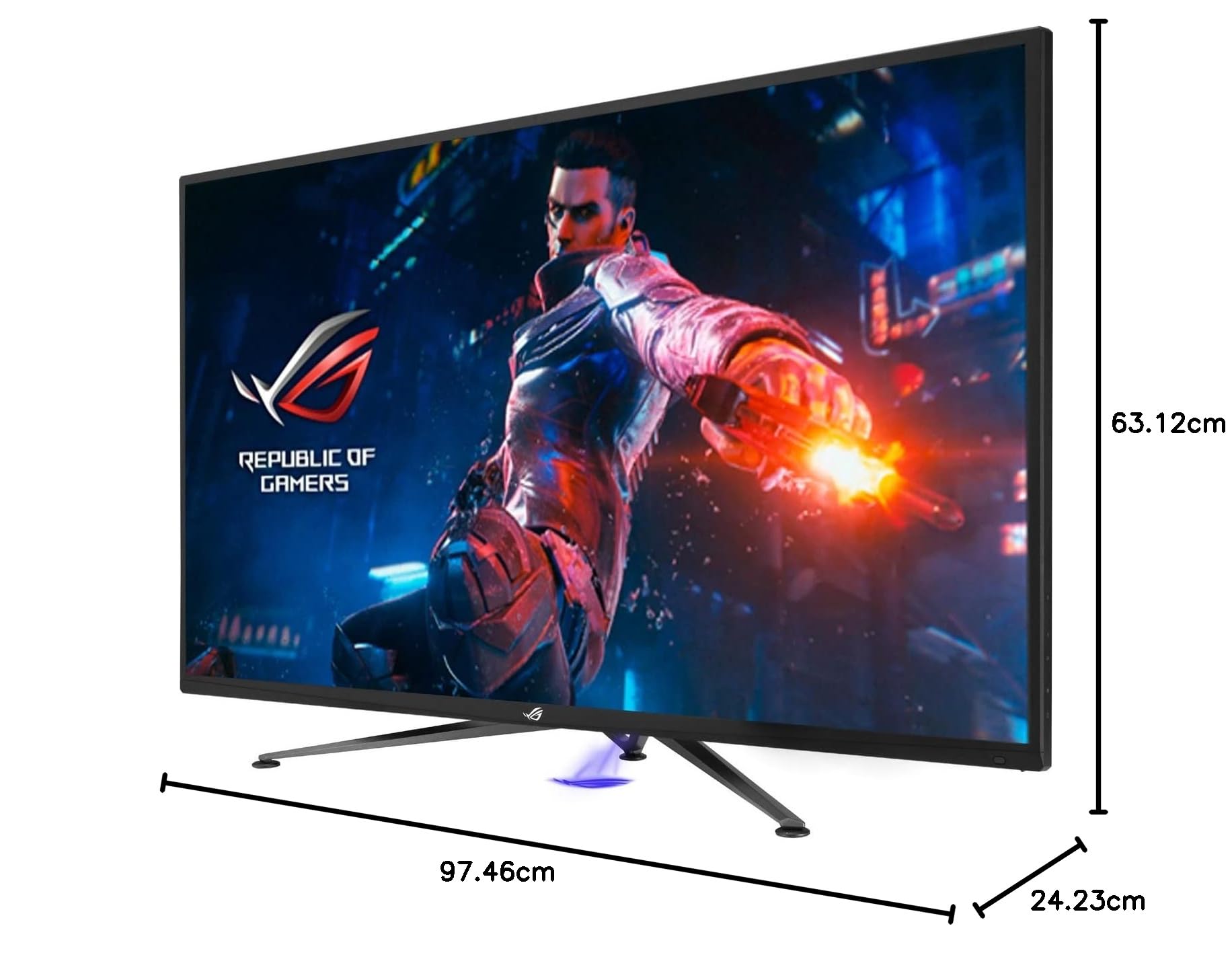 【極美品】ASUS ゲーミングモニター PG43UQ 4K 43インチ Amazon.co.jp: ASUS ROG Swift PG43UQ 43インチ 4K HDR DSC ゲーミング