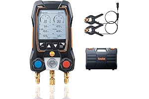 testo 557 Refrigerant Manifold Gauge with Bluetooth Thermostats