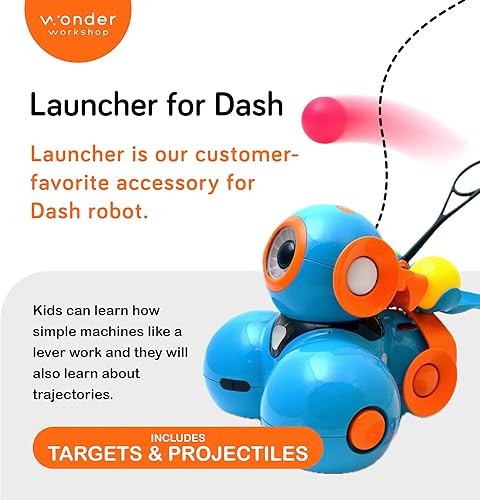 Vista 6 de Dash Robot Wonder Pack – Paquete educativo de codificación para niños mayores de 6 años – Aplicaciones STEM gratuitas con videos instructivos