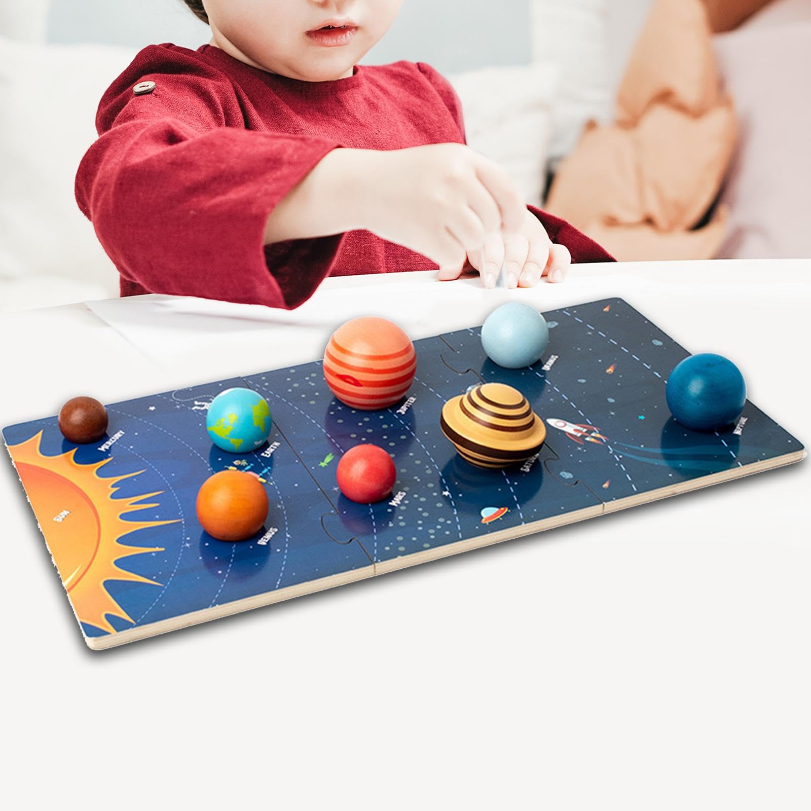 Sensorisches Spielzeug für Kleinkinder: Puzzle, Frühförderung Und Aktivitäten für Kleinkinder, Holzpuzzle Als Lerngeschenk