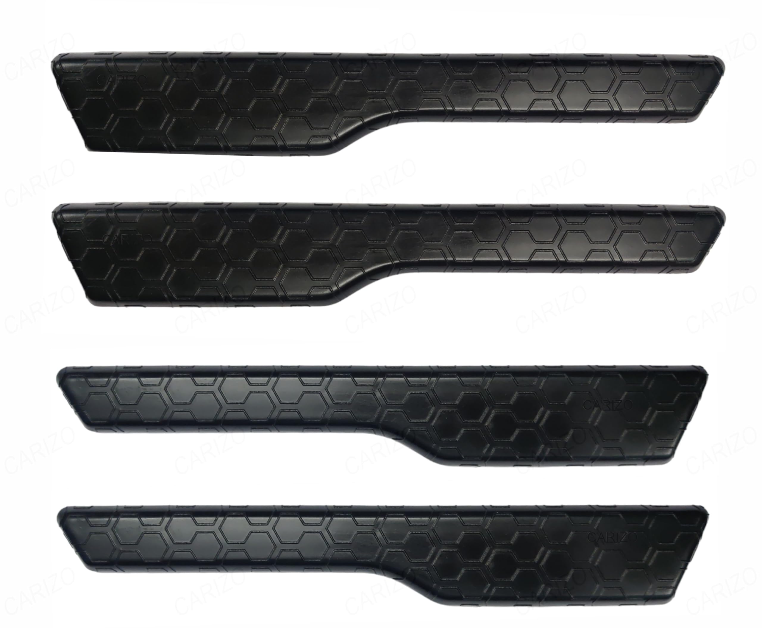 CARIZO Car Front and Rear Corner Bumper Guard Protector | Black | Anti-Collision | Anti-Scratch Bumper Protector | Pack of 4 | Compatible with Kia Seltos-image-49