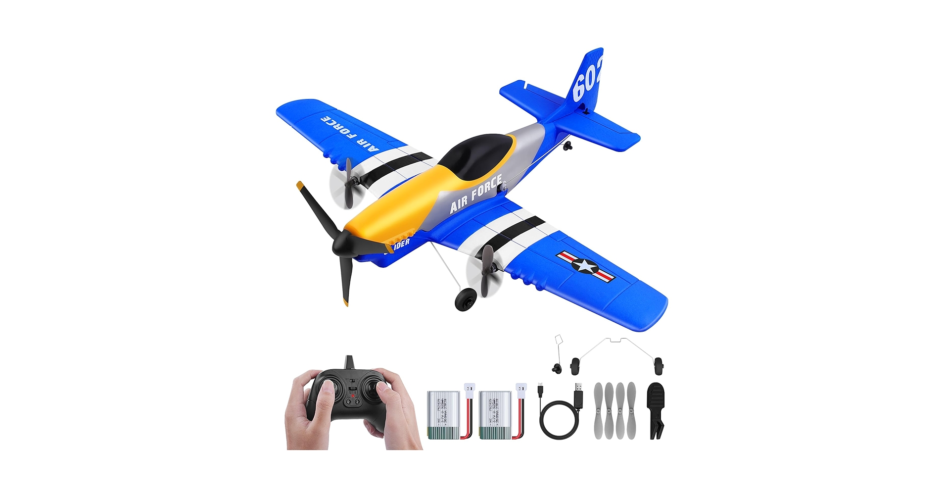 Amazon.com: RC Plane 3-Channel 2.4GHZ RC Airplane, P51D