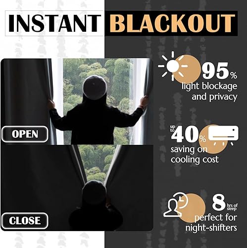 Miniatura 3 de Jinchan - Cortinas opacas Boho 95%, 84 pulgadas de largo para dormitoriosala de estar, verde salvia sobre beige con estampado geométrico, con ojales