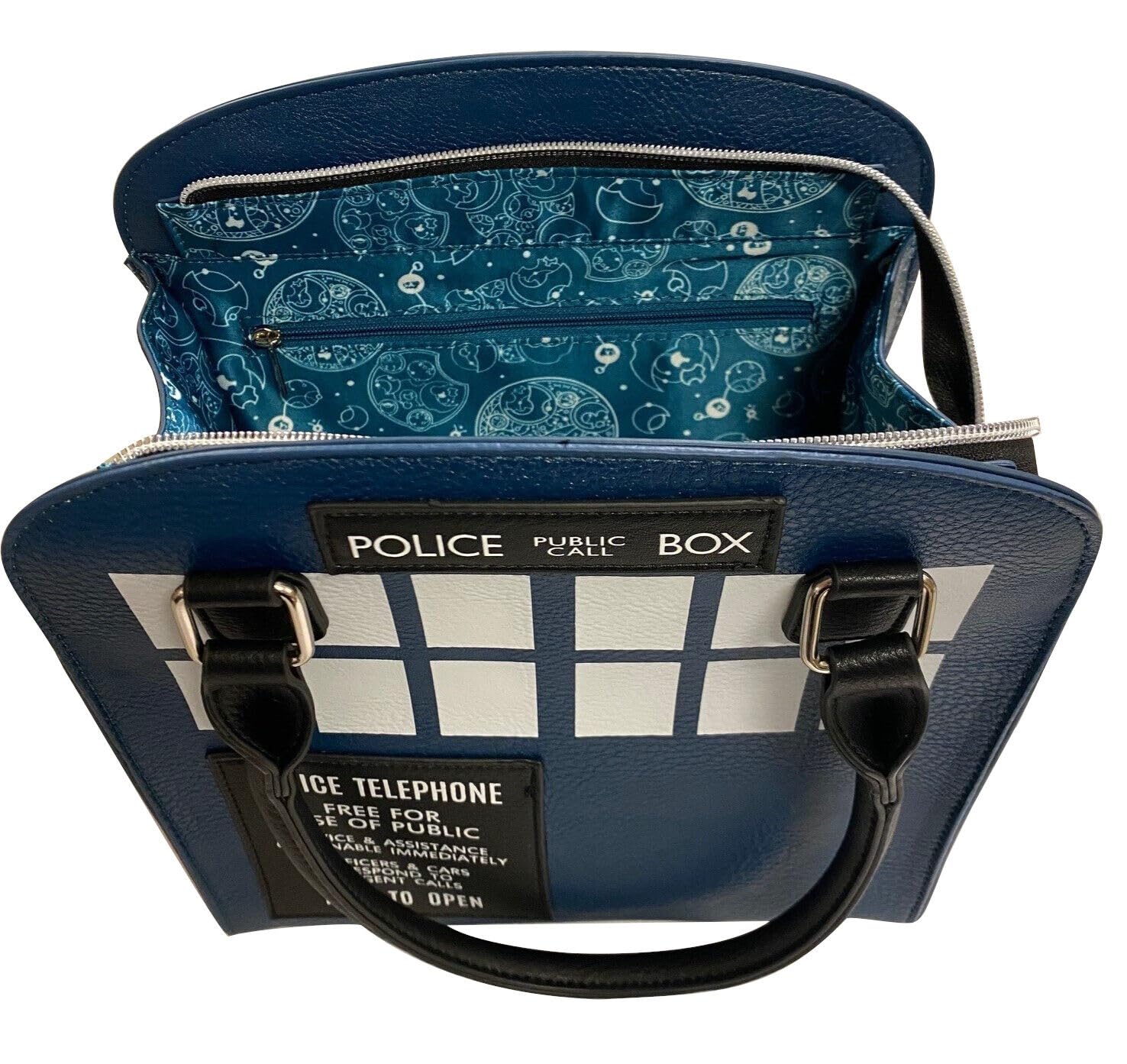 Scificollector Doctor Who Tardis - Bolso de mano oficial exclusivo para adultos, azul, 13 x 9 x .7 cm, Azul, 13 X 9 X .7cm