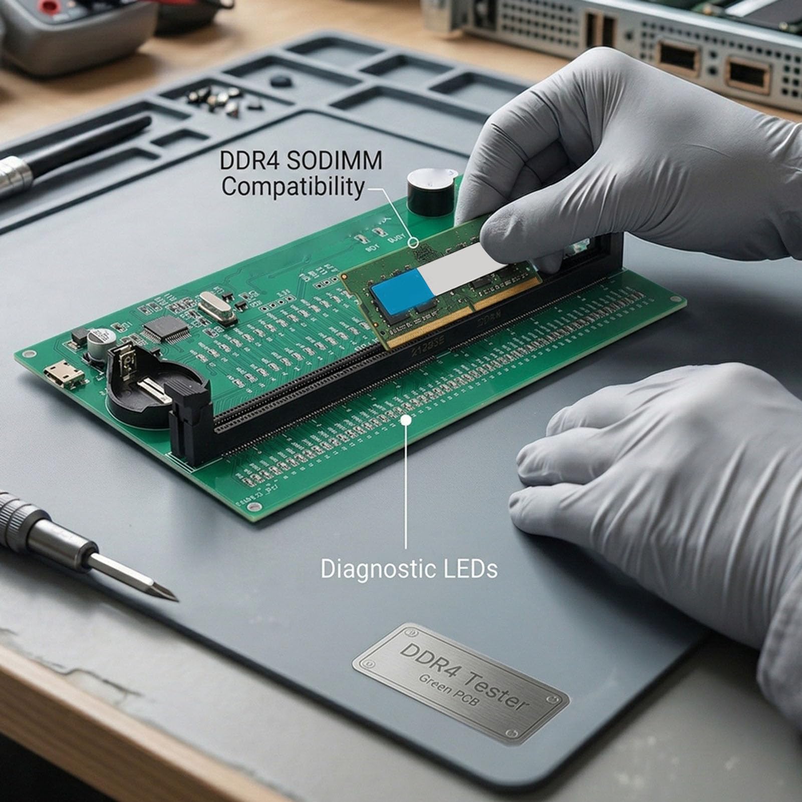 Karta testera pamięci RAM, analizator diagnostyczny DDR4