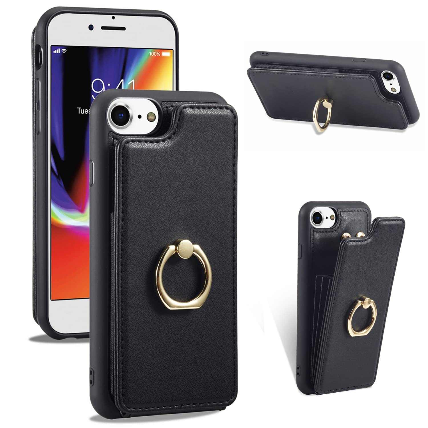 iPhone7/8Plusケース iPhone7/8Plusケース 財布付き 手帳型ケース  