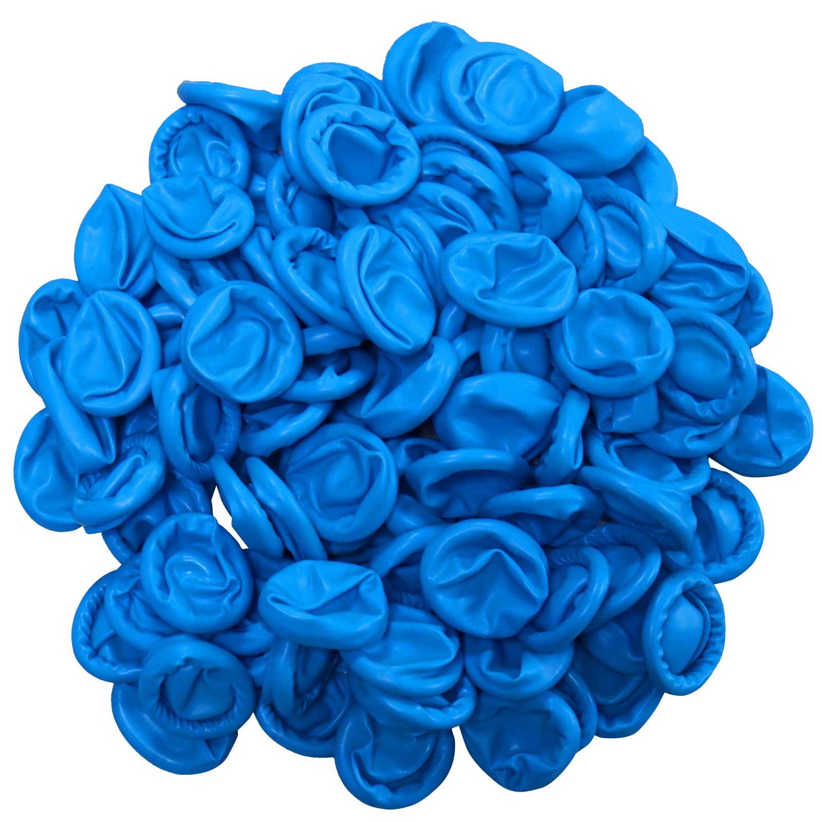 100pc RE-GEN Blue Catering Kitchen Rubber Nitrile Finger Dressing Protection Roll Cots | Ideal for First Aid, DIY, Nail Art, Arts & Crafts