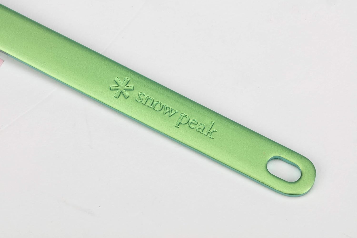 Snow Peak Ultralight Titanium Spork, Green,40 x 165mm