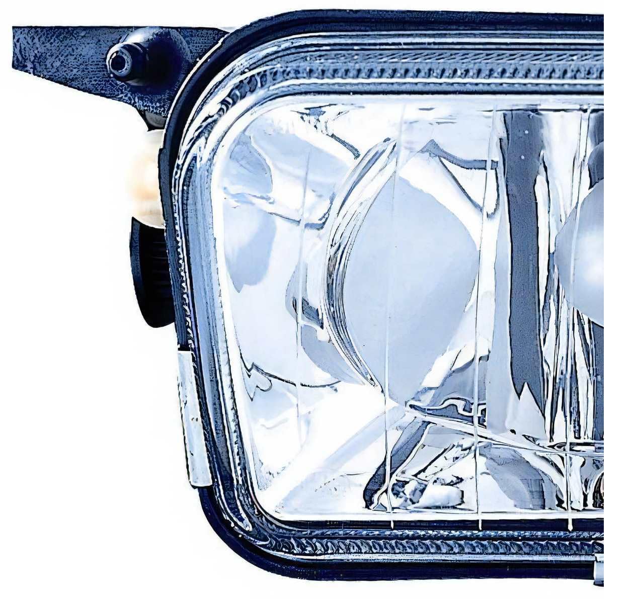 Fanale Fendinebbia realizzato per Mercedes Classe C W203 dal 2003 al 2004 lato conducente H3 con Vetro liscio A2038201156