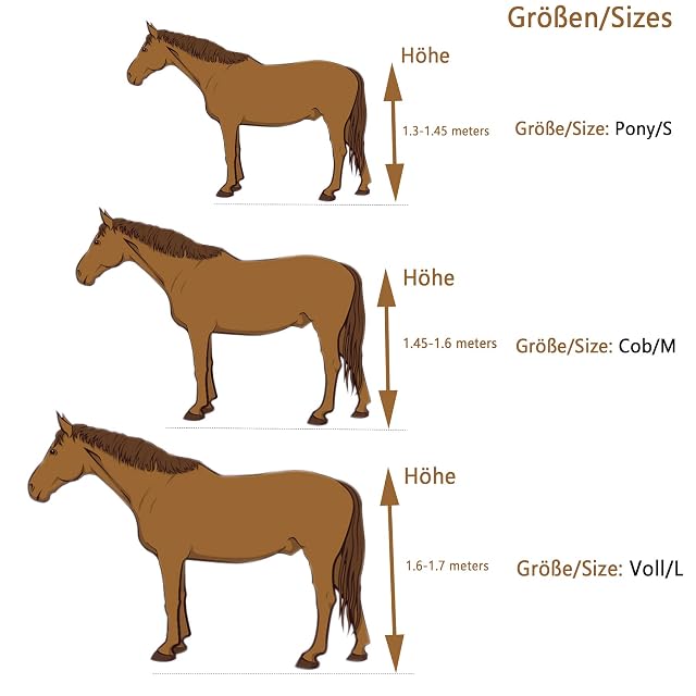 Foto 5 de 8 de Merauno® Juego de 4 Polainas para Caballos, Protectores para tendones, protección contra Saltos del Caballo