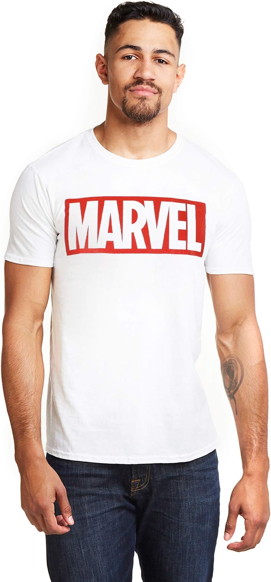 MarvelComics Mens Core Logo T-Shirt
