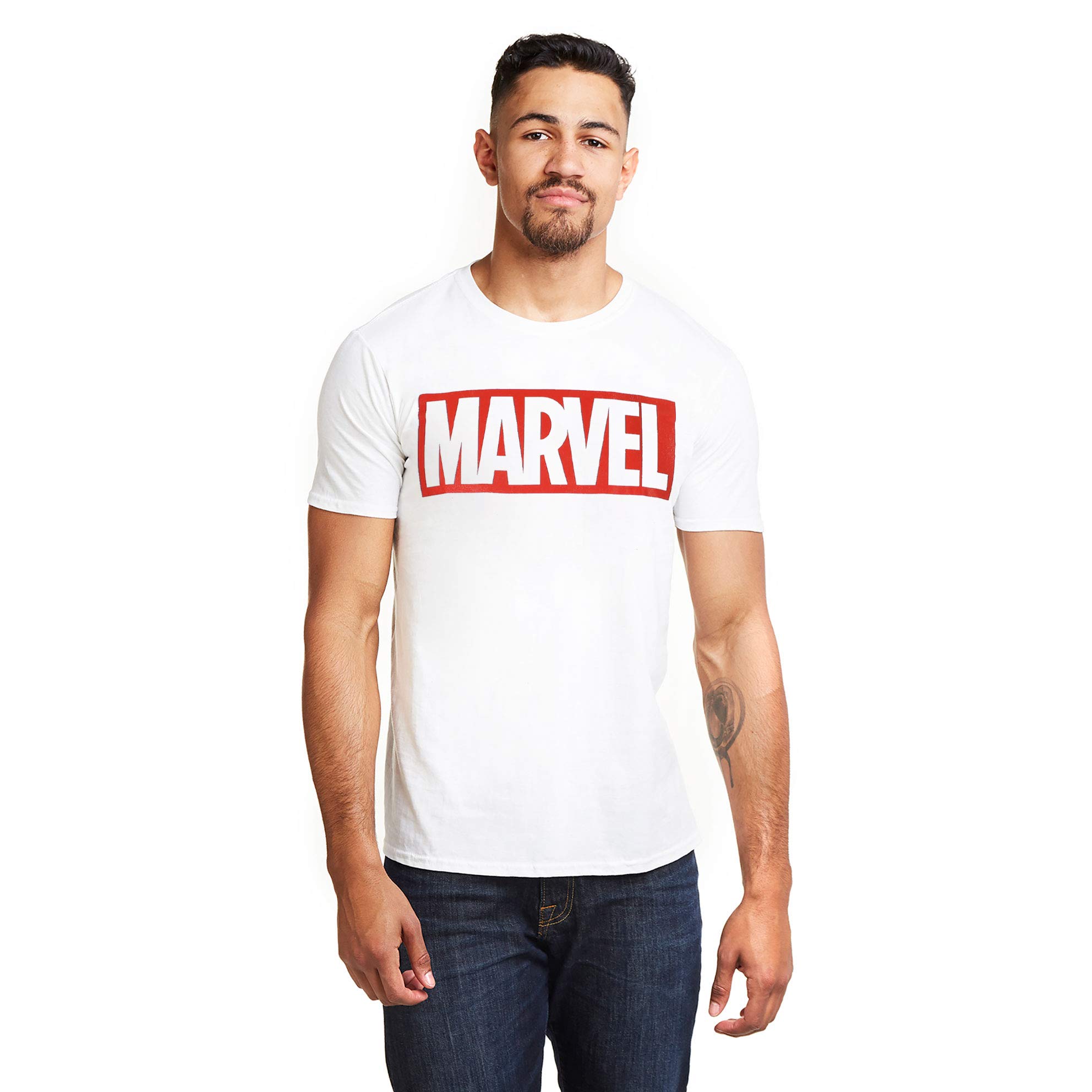 MarvelComics Mens Core Logo T-Shirt