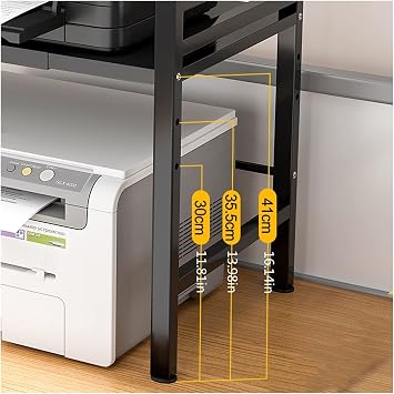 Printer Stand Printer Stand Printer Rack Printer Rack Printer Rack Office Desk Rack 3 Tier Multifunctional Simple Home and Office Storage Group Home Office Printing Stand