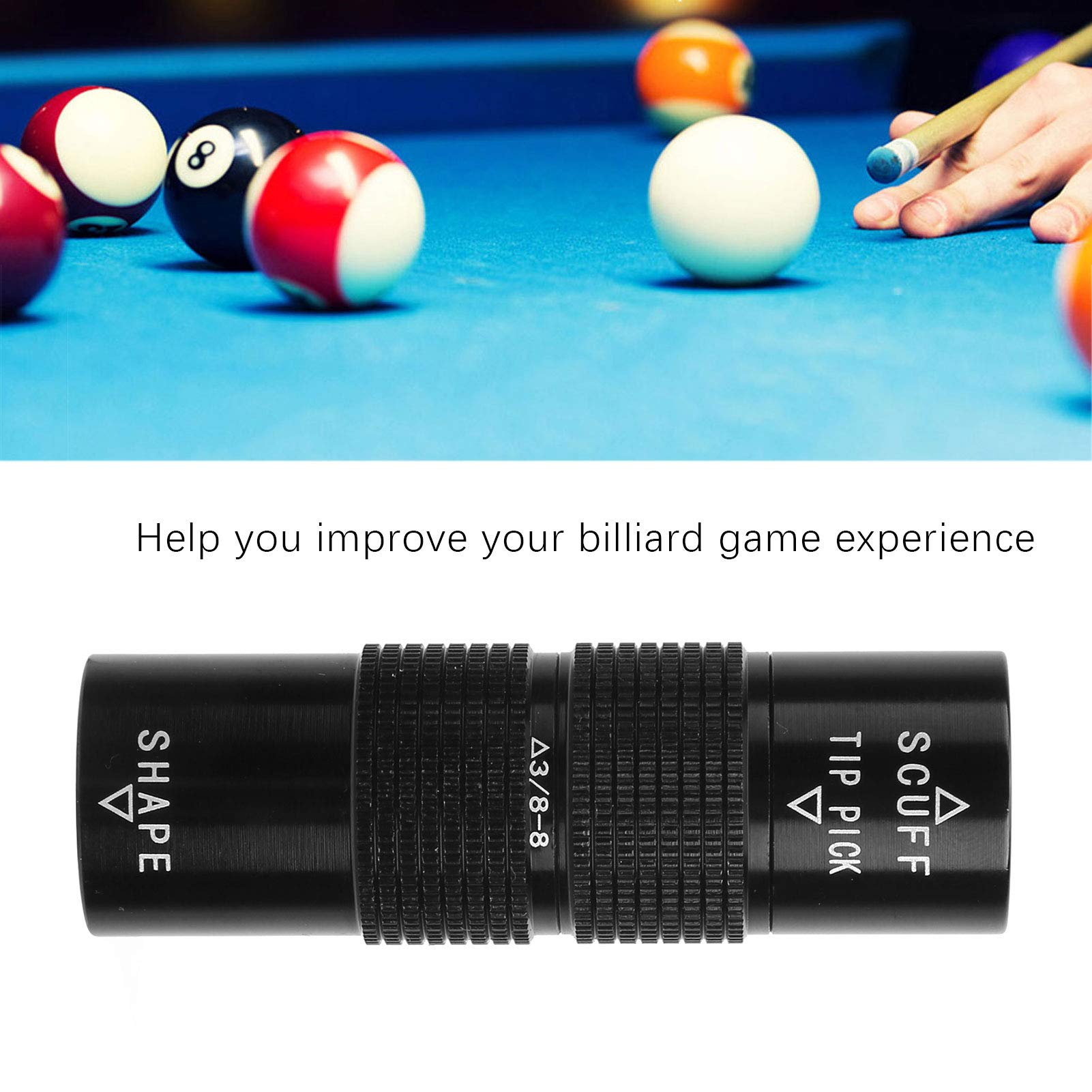 Kit Réparation Queue De Billard Multifonction - Pour Queues 9 à 13 Mm (100x31x16 Mm)