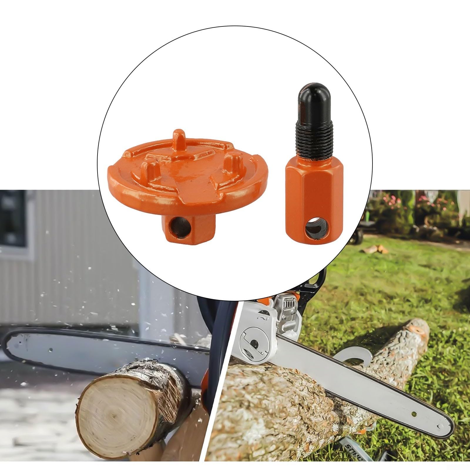 Kit di attrezzi per la rimozione del volano della frizione della motosega con tappo del pistone da 14 mm e espansore della frizione, per manutenzione di apparecchiature elettriche esterne, set in